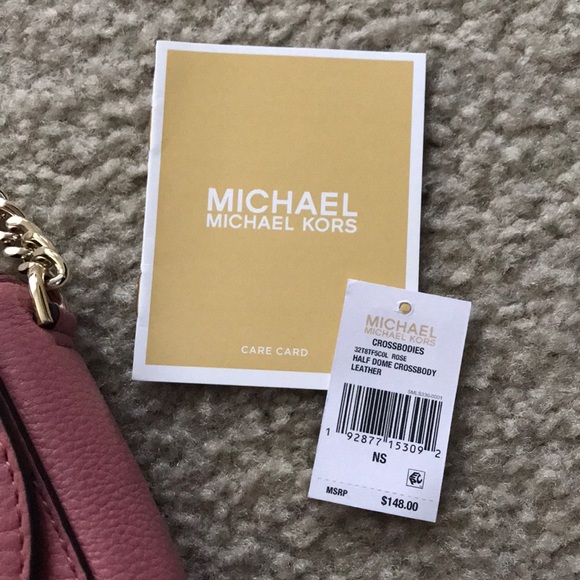 NWT Michael Kors Half Dome crossbody - Picture 4 of 7